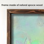 Wallity Pintura Decorativa EMR099 Multicolor en MDF con Marco